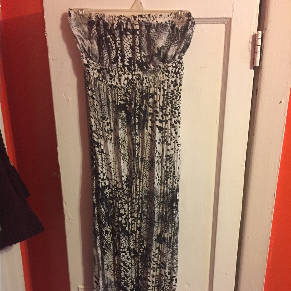 A Strapless Dress